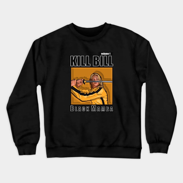 Beatrix Panel (with Title) (Kill Bill) Crewneck Sweatshirt by SpareFilm